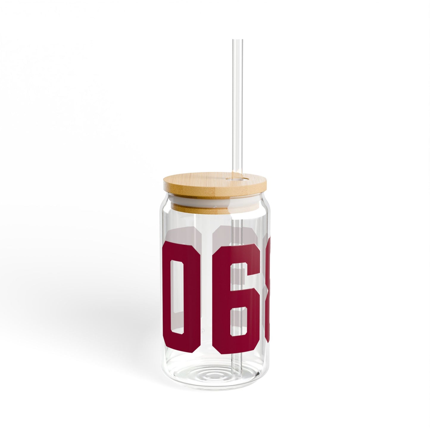 06830 - Greenwich Connecticut Zip Code  Sipper Glass, 16oz