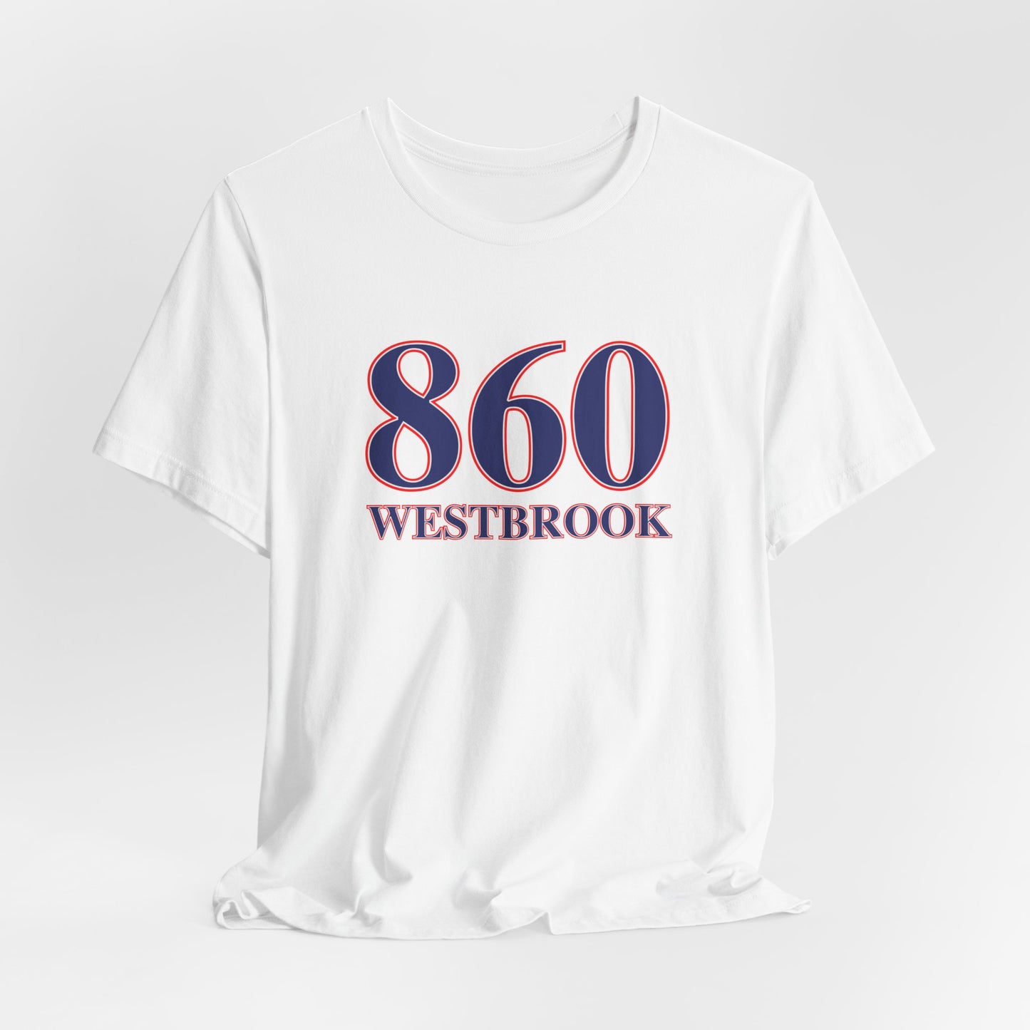 860 Westbrook Red White & Blue Unisex Jersey Short Sleeve T-Shirt