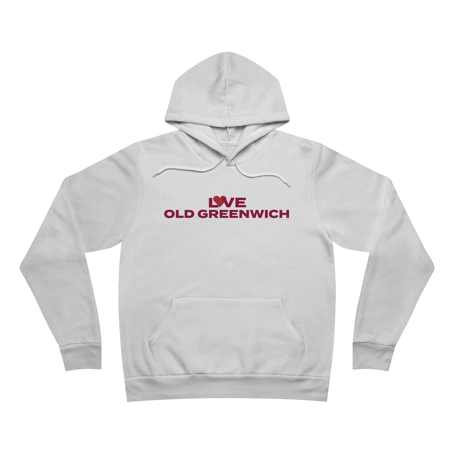 Love Old Greenwich Unisex Sponge Fleece Pullover Hoodie