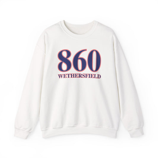 860 Wethersfield Red White & Blue Unisex Heavy Blend™ Crewneck Sweatshirt
