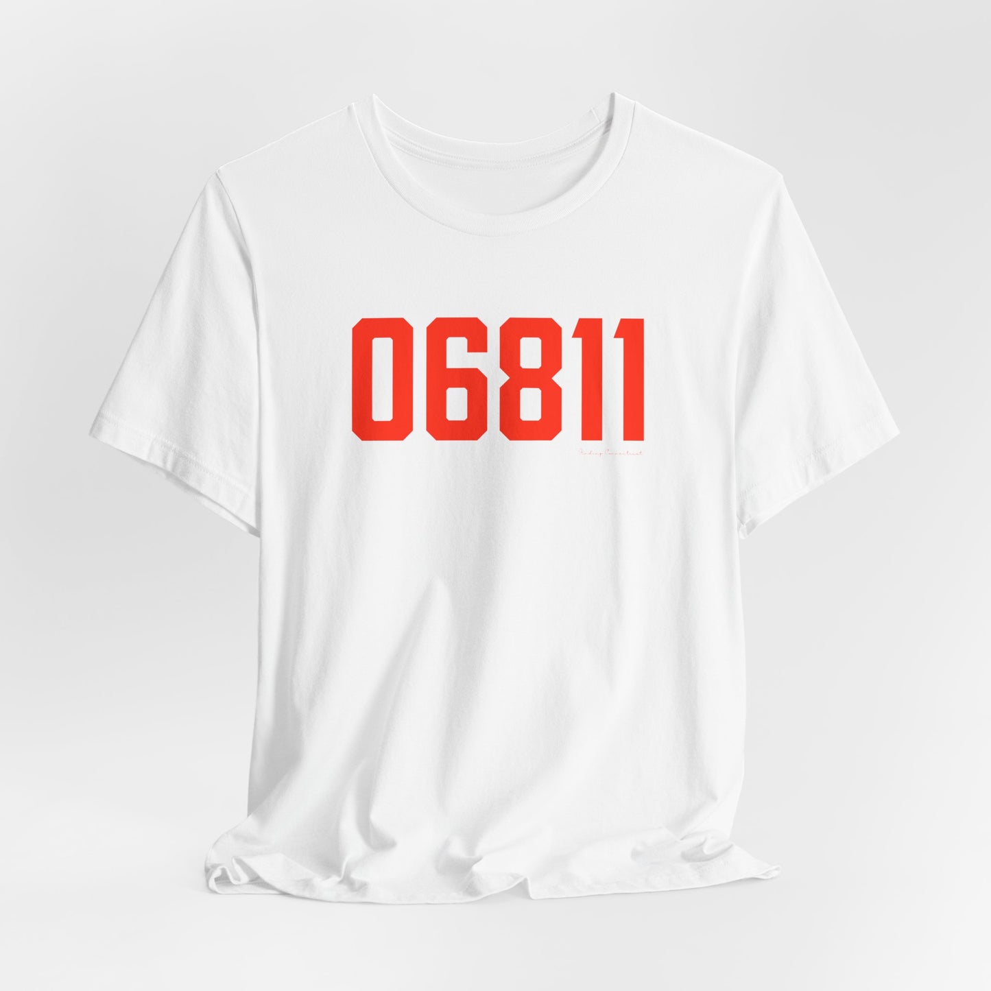 06811 Danbury Connecticut Zip Code Unisex Jersey Short Sleeve T-Shirt