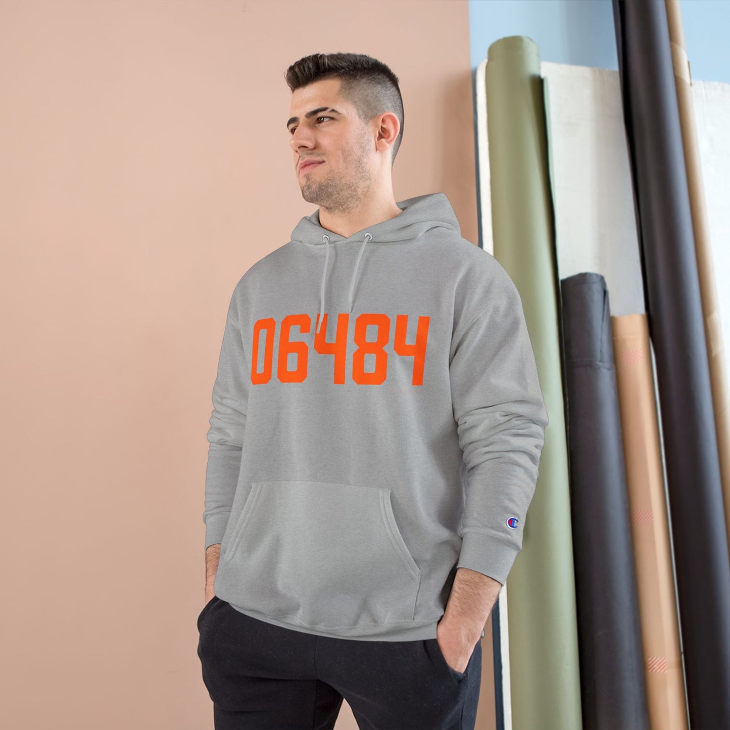 06484 Shelton Connecticut Zip Code Champion Hoodie Sweatshirt