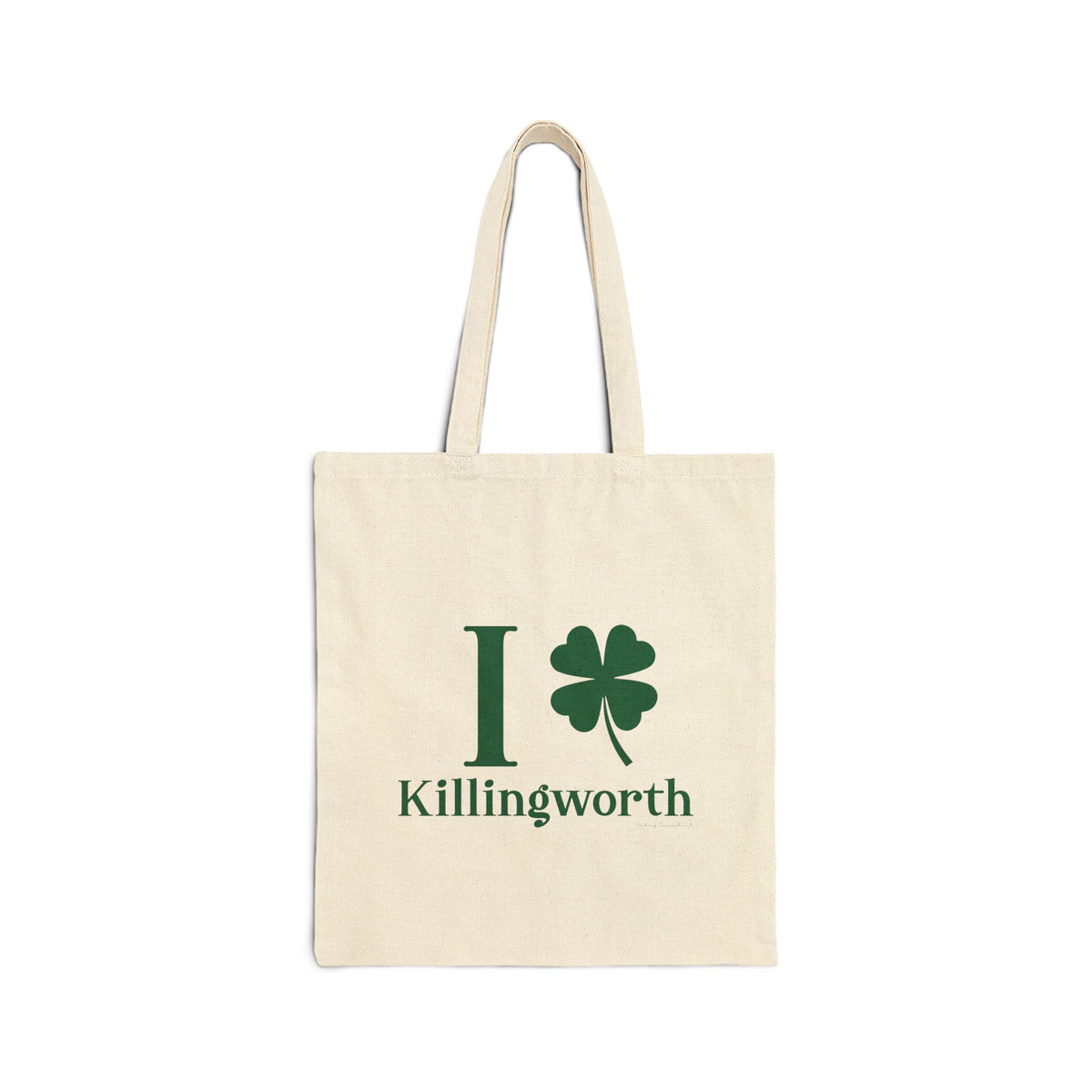 I Clover Killingworth Cotton Canvas Tote Bag