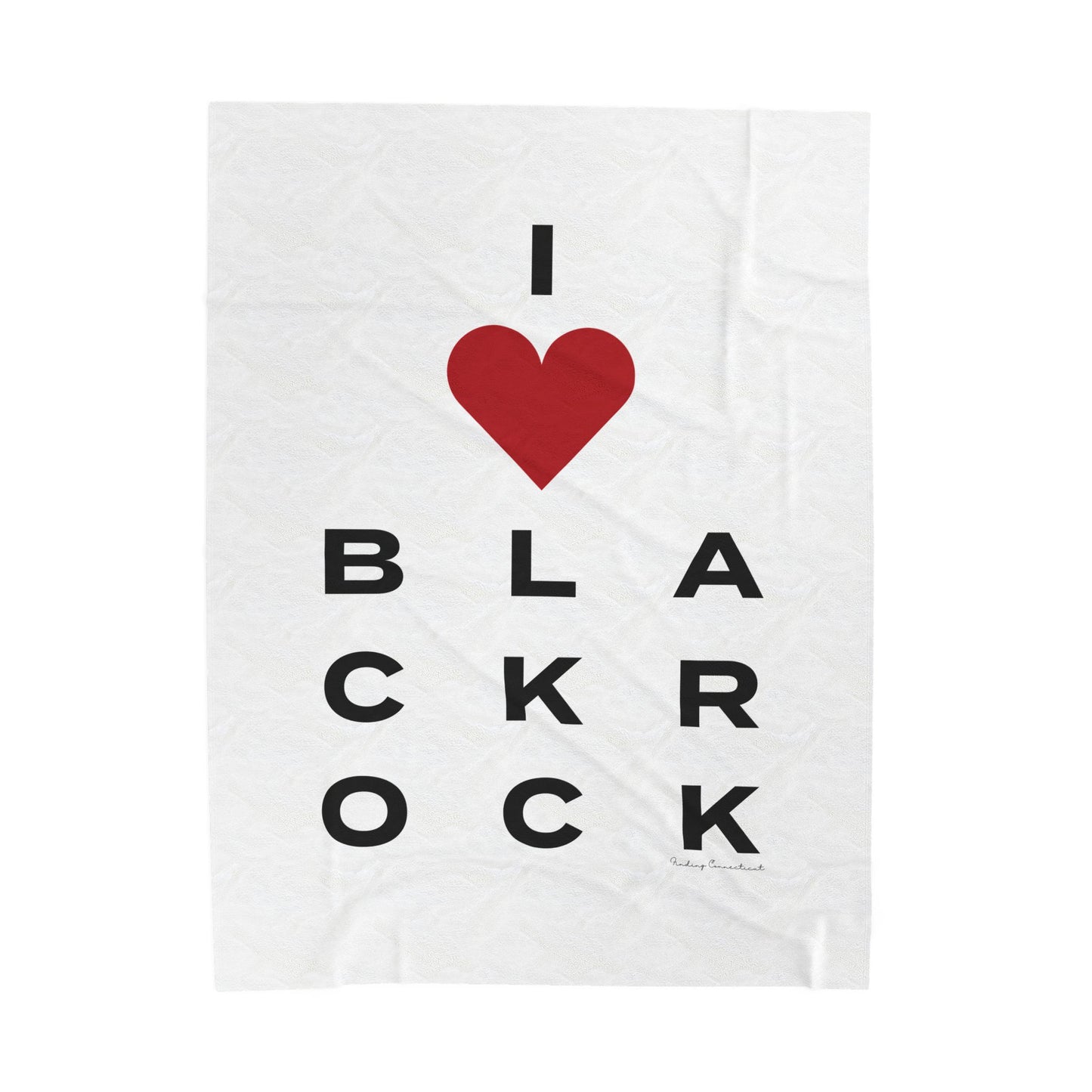Black Rock Vision Velveteen Plush Blanket