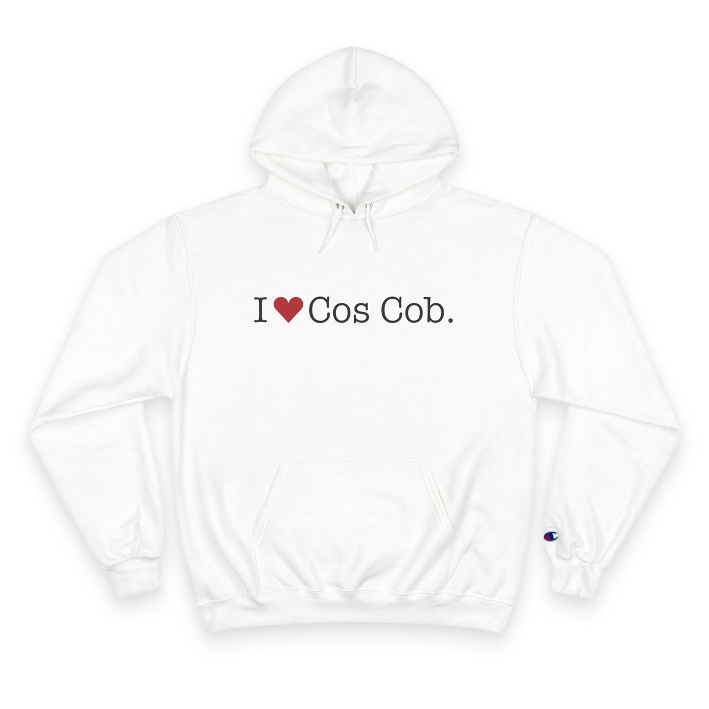 I Heart Cos Cob. Champion Hoodie