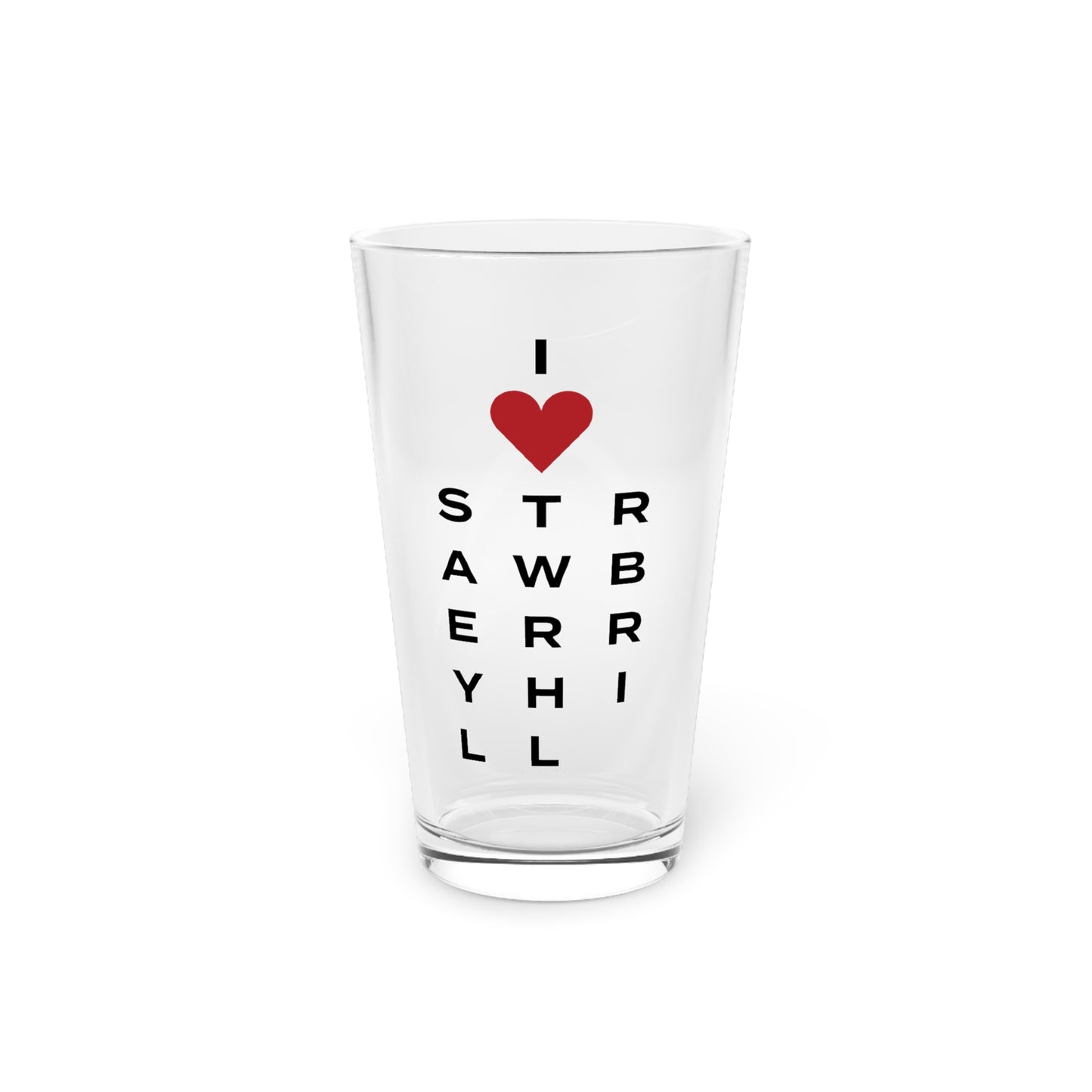 Strawberry Hill Vision Pint Glass, 16oz