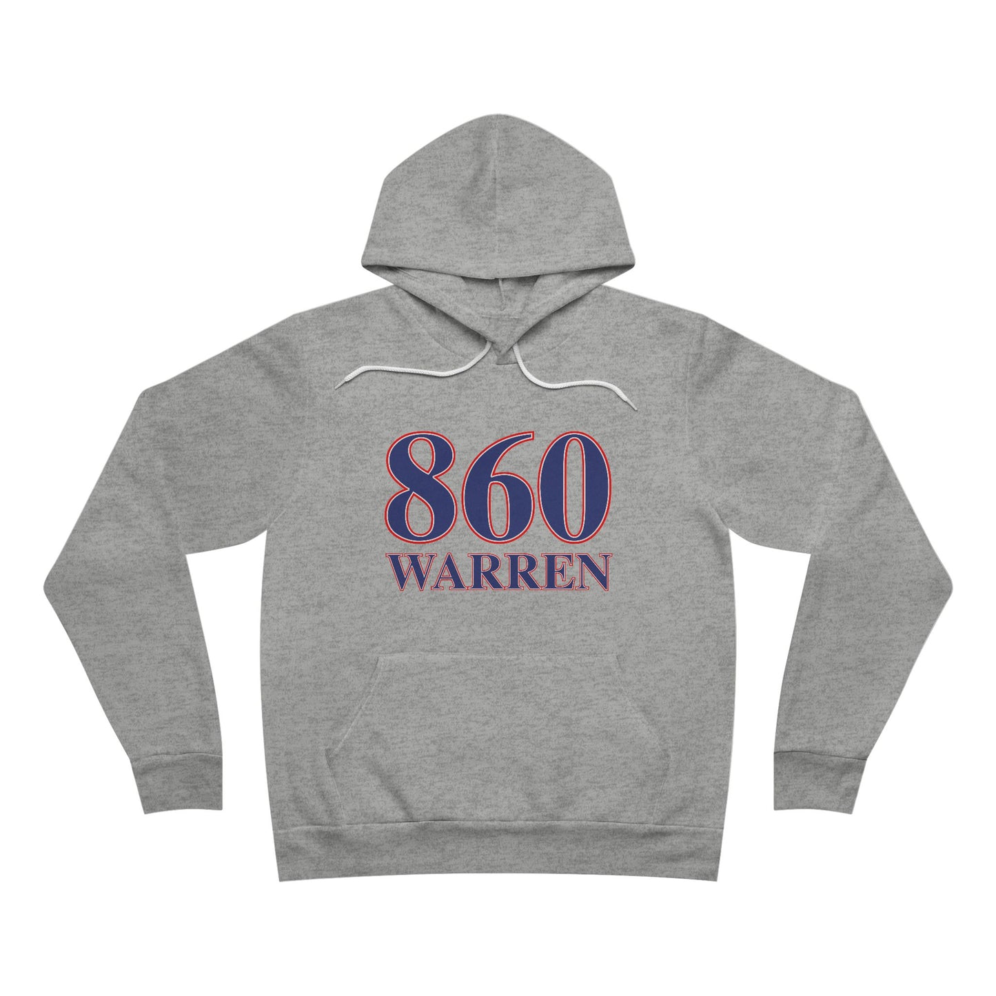 860 Warren Red White & Blue Unisex Sponge Fleece Pullover Hoodie