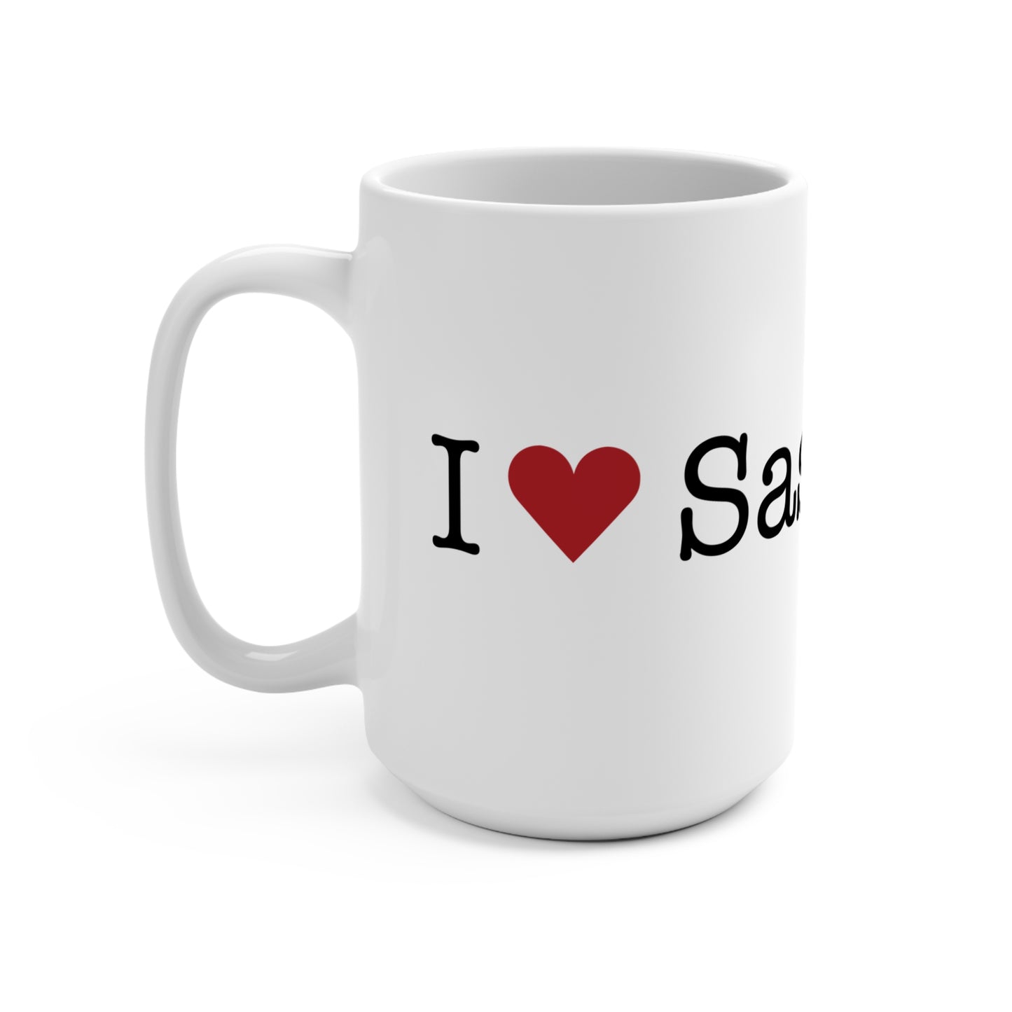 I Heart Sasco Hill. Mug 15oz