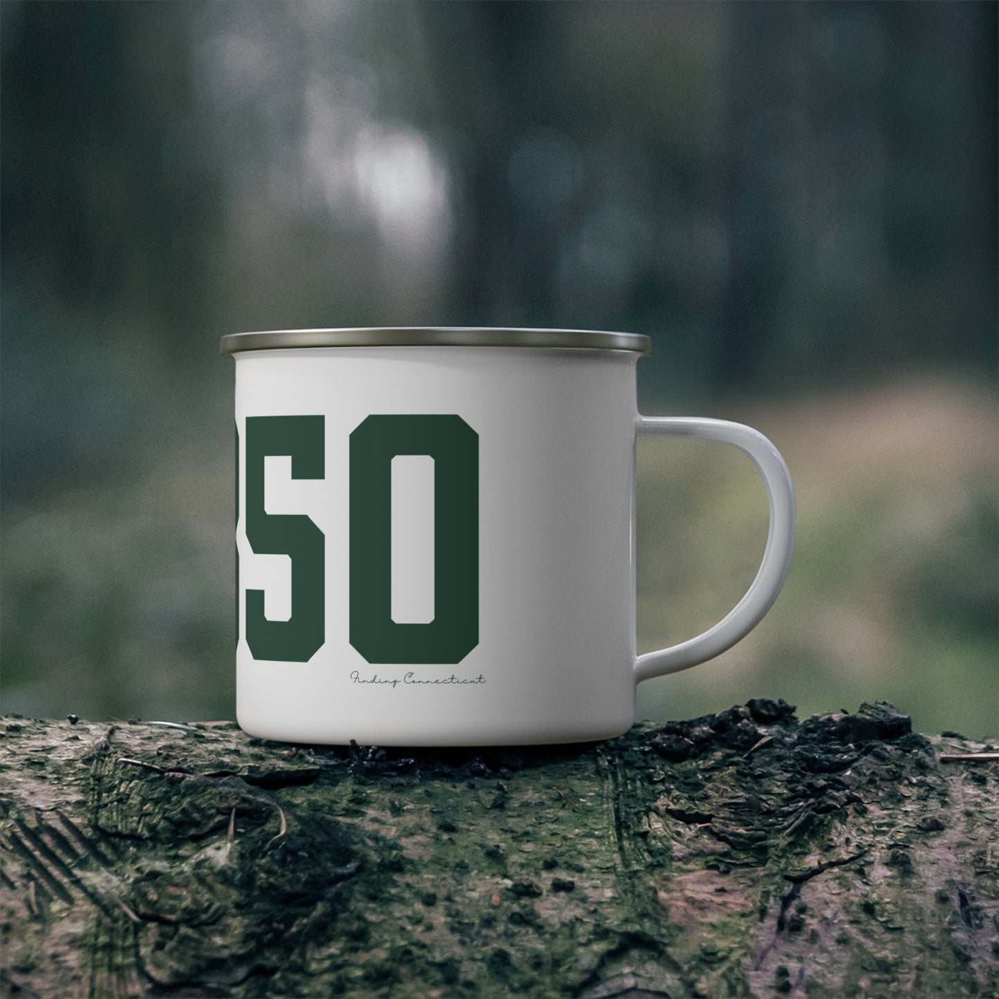 06850 Norwalk Connecticut Zip Code Enamel Camping Mug