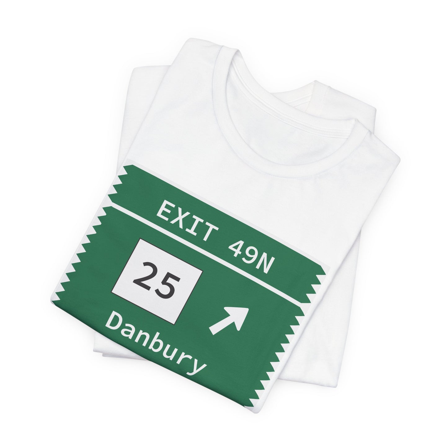 Vintage Merritt Parkway Exit 49N Sign Unisex Jersey Short Sleeve T-Shirt