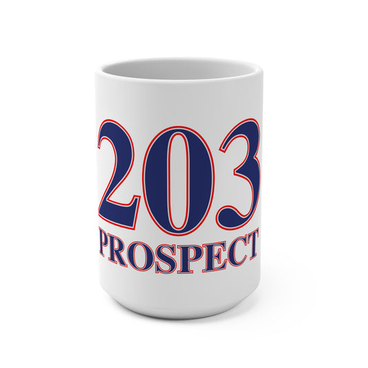 203 Prospect Red White & Blue Mug 15oz