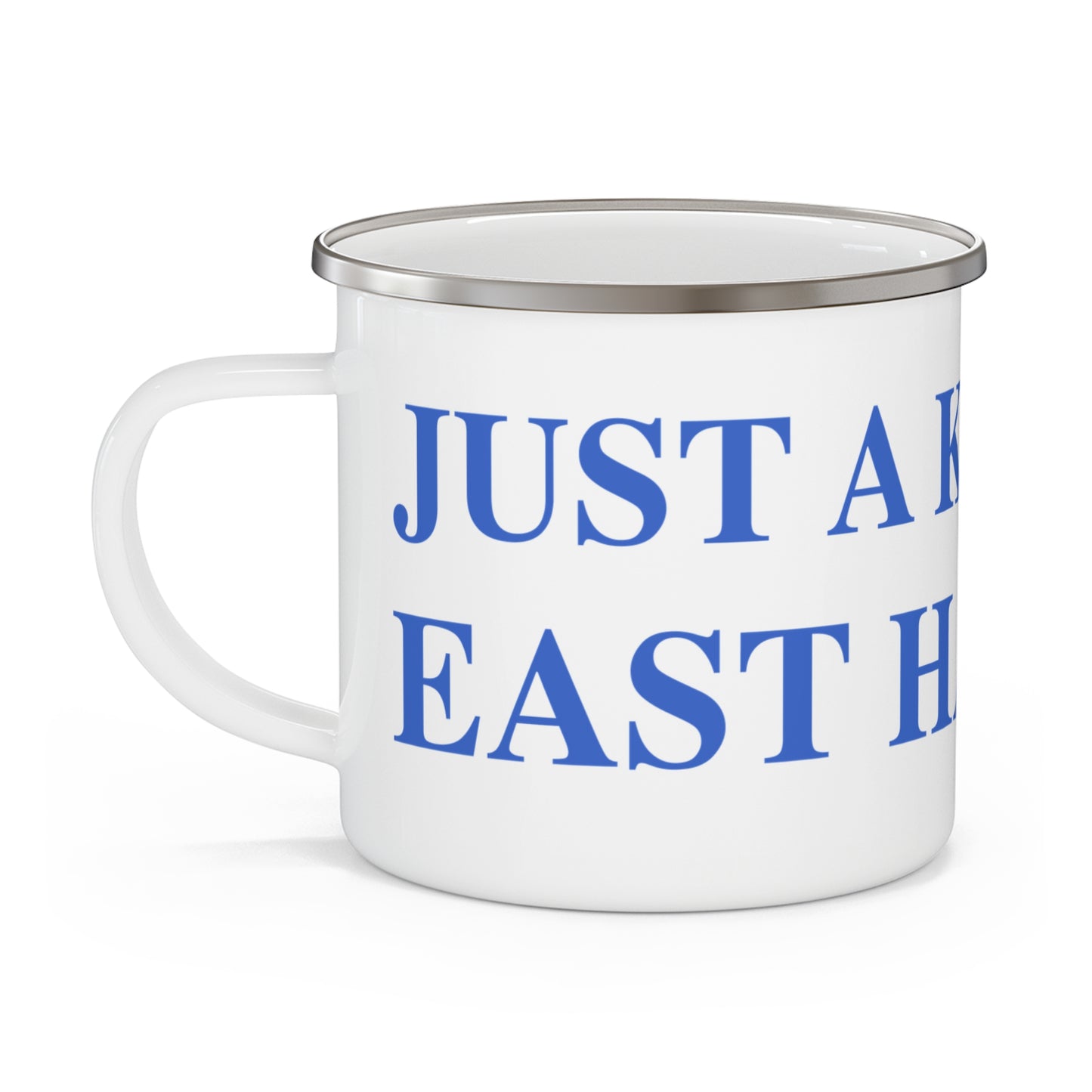 Just a kid from East Hampton Enamel Camping Mug