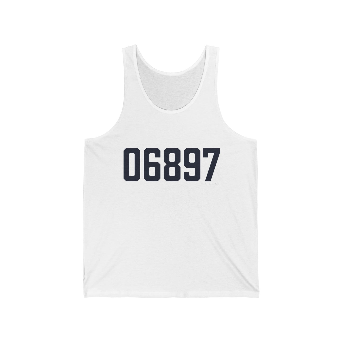 06897 Wilton Connecticut Zip Code Unisex Jersey Tank Top