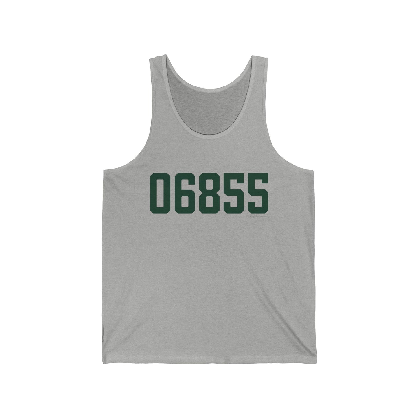 06855 Norwalk Connecticut Zip Code Unisex Jersey Tank Top