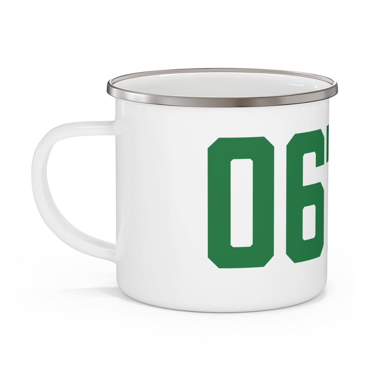 06776 New Milford Connecticut Zip Code Enamel Camping Mug