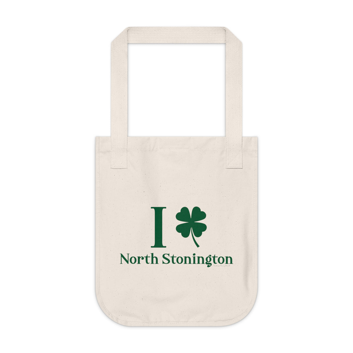 I Clover North Stonington Organic Canvas Tote Bag