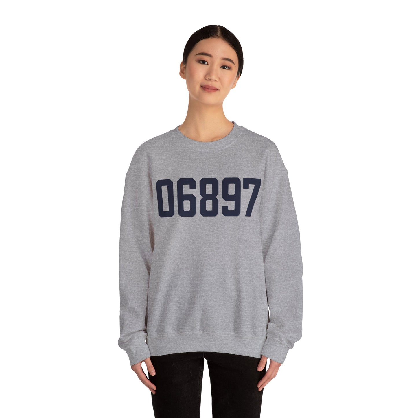 06897 Wilton Connecticut Zip Code Unisex Heavy Blend™ Crewneck Sweatshirt