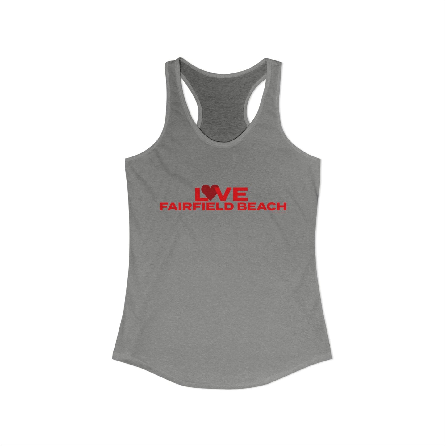 Love Fairfield Beach Women's Ideal Racerback Tank Top