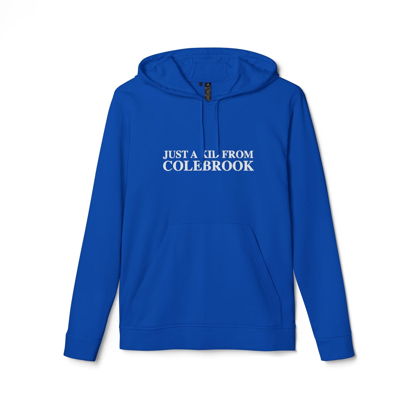 Just a kid from Colebrook adidas Unisex Fleece Hoodie
