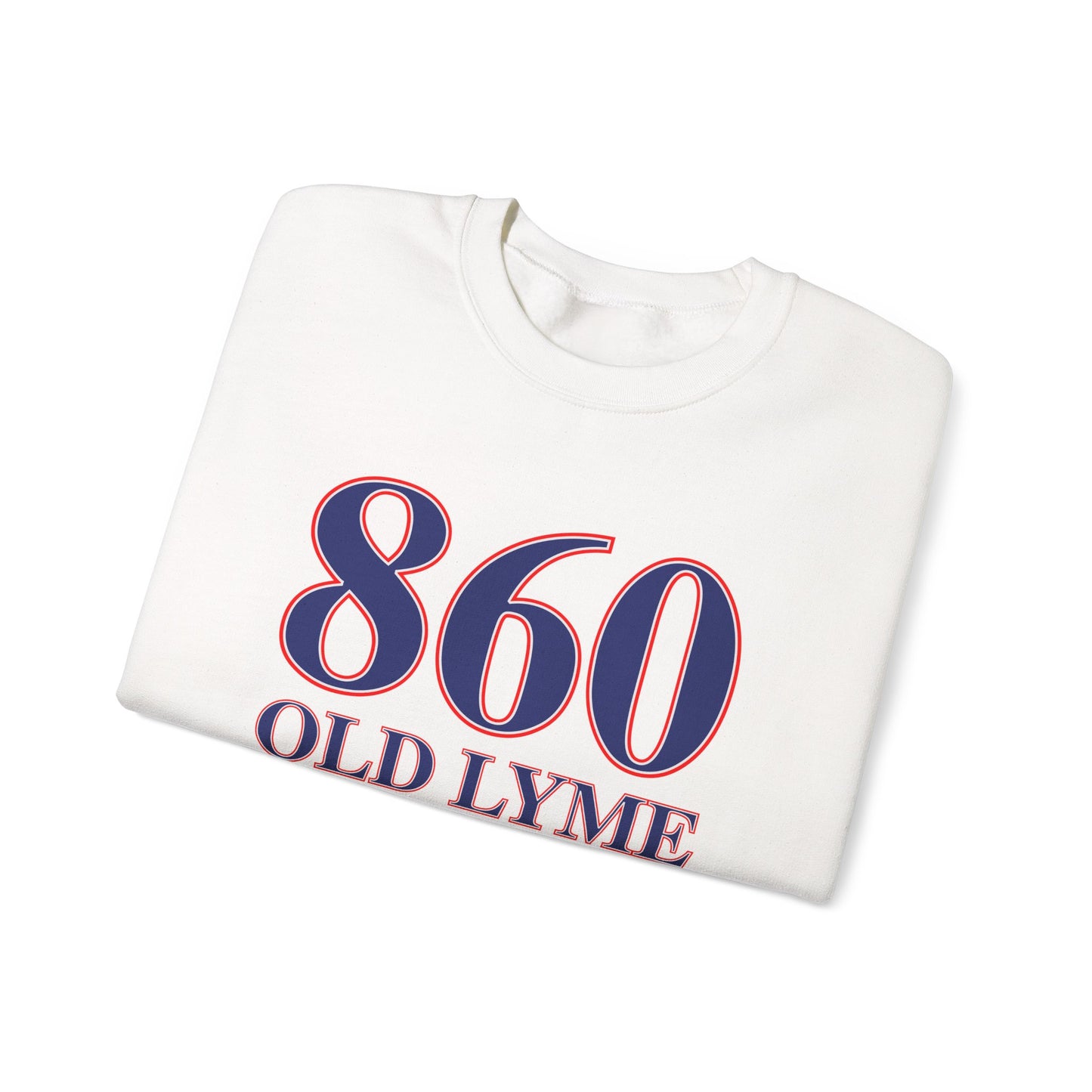 860 Old Lyme Red White & Blue Unisex Heavy Blend™ Crewneck Sweatshirt