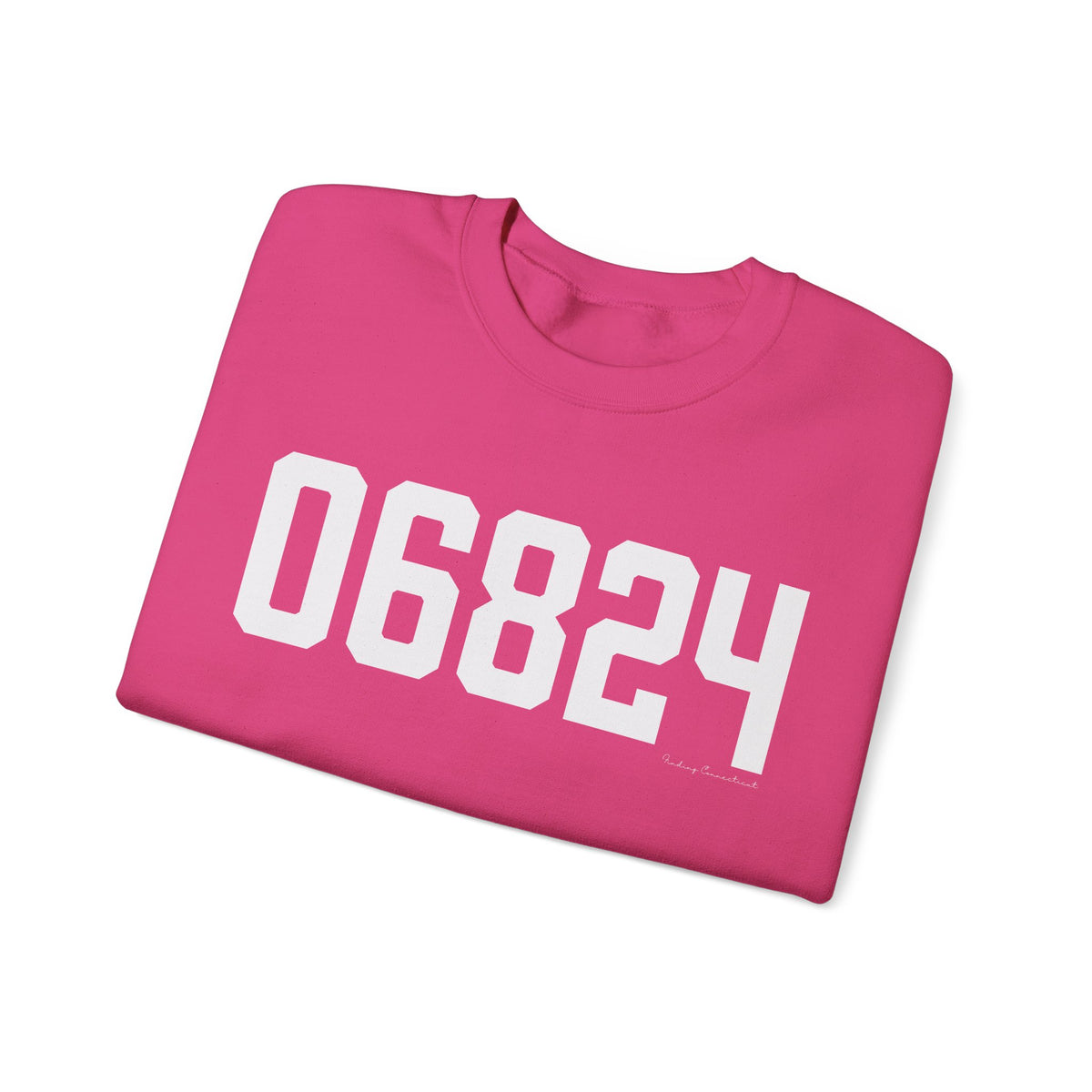 06824 Fairfield CT Zip Code Unisex Heavy Blend™ Crewneck Sweatshirt