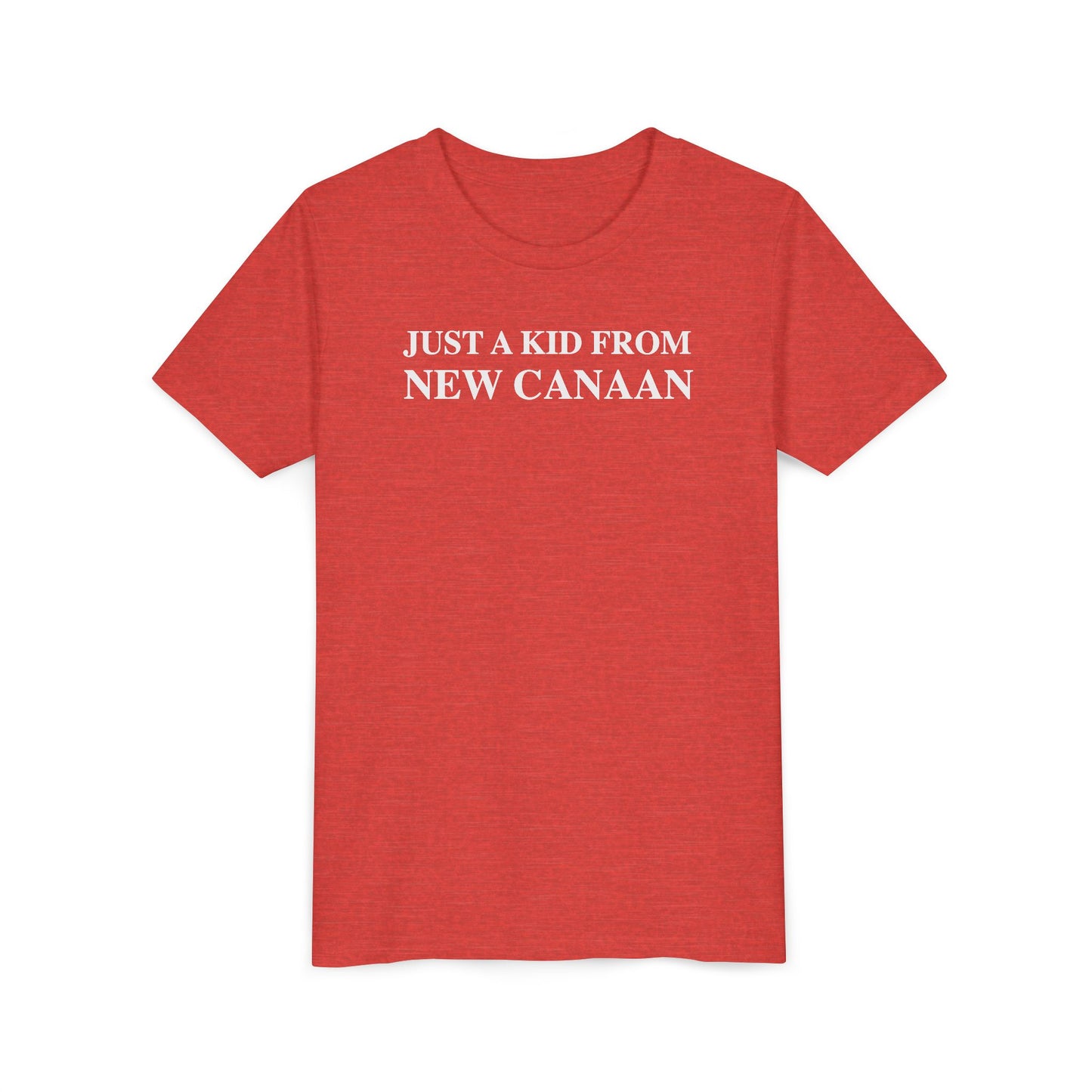 Just a kid from New Canaan Youth Short Sleeve Tee