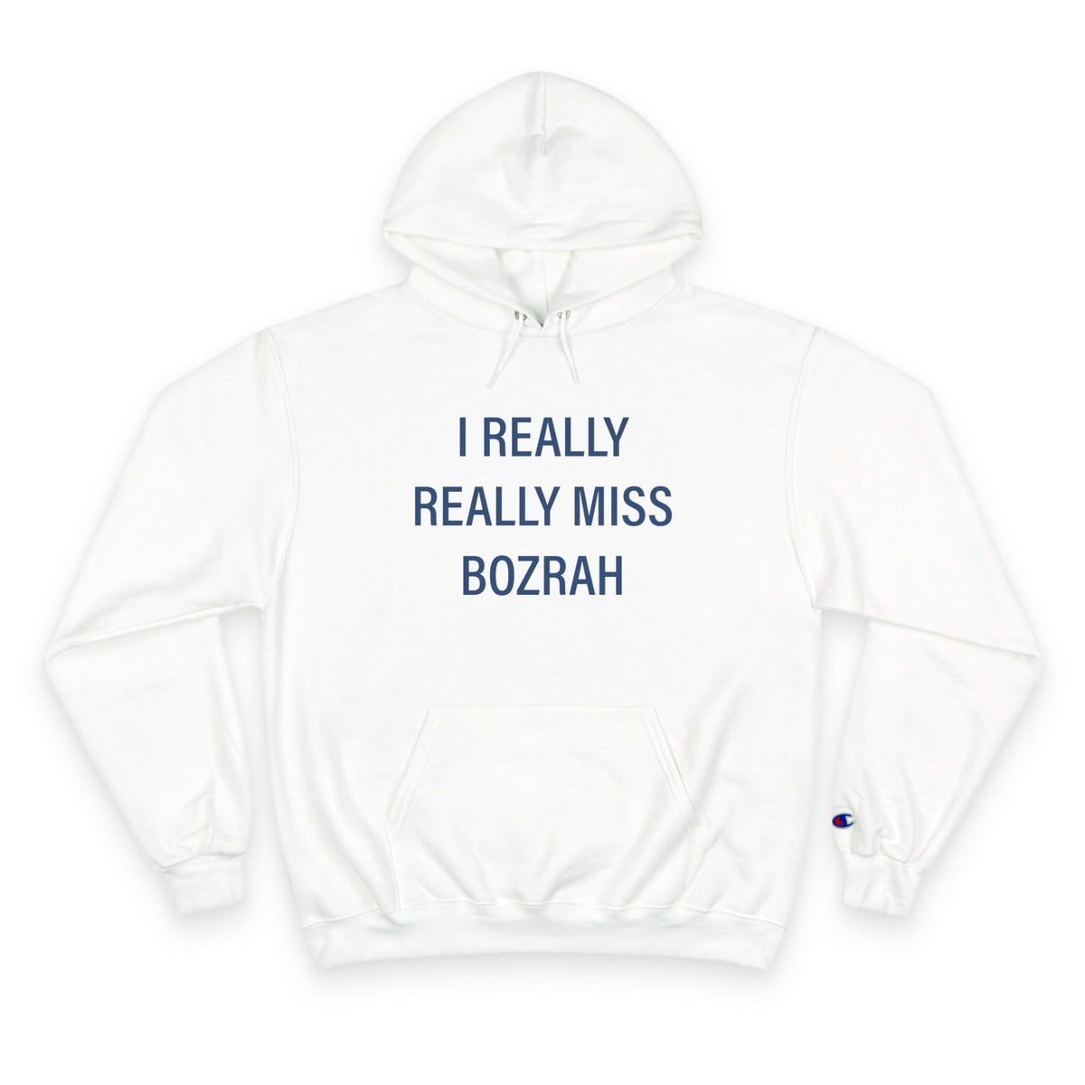 I Really Really Miss Bozrah Champion Hoodie