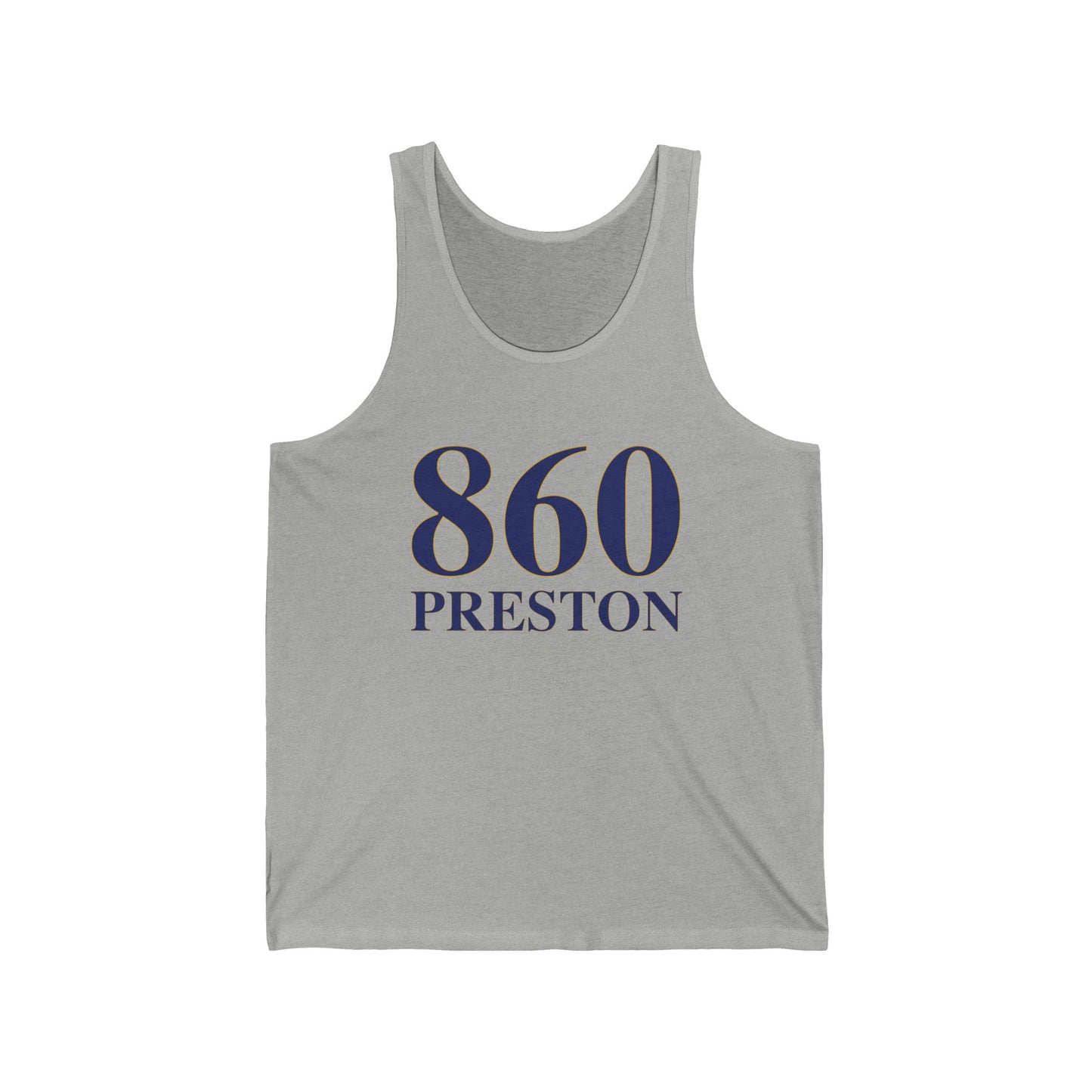 860 Preston Unisex Jersey Tank Top