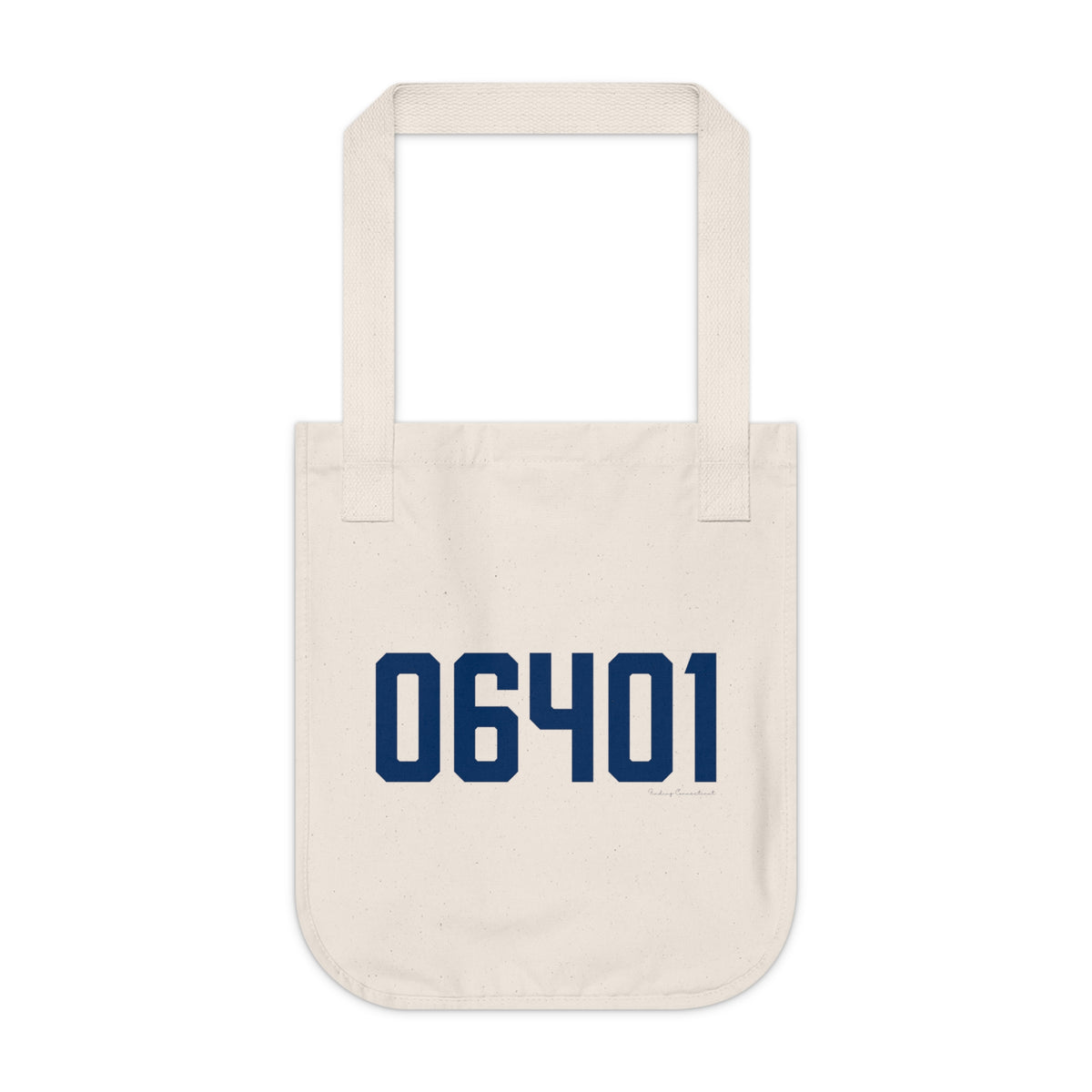 06401 Ansonia Connecticut Zip Code Organic Canvas Tote Bag