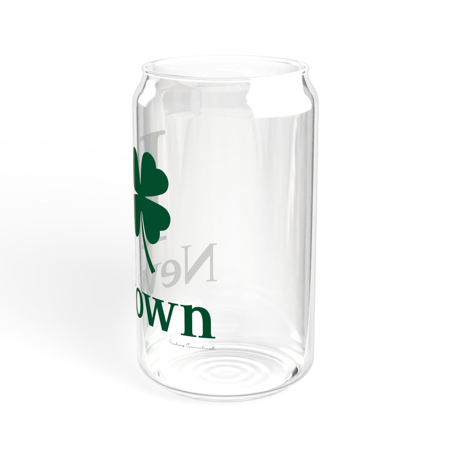 I Clover Newtown Sipper Glass, 16oz