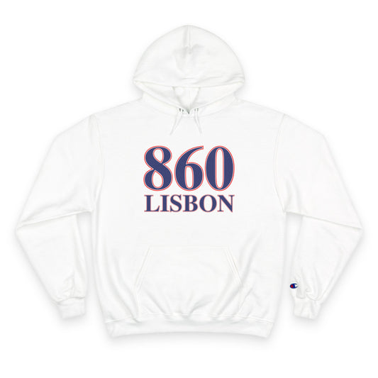 860 Lisbon Red White & Blue Champion Hoodie