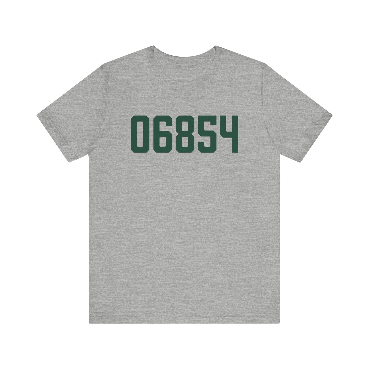 06854 Norwalk Connecticut Zip Code Unisex Jersey Short Sleeve T-Shirt