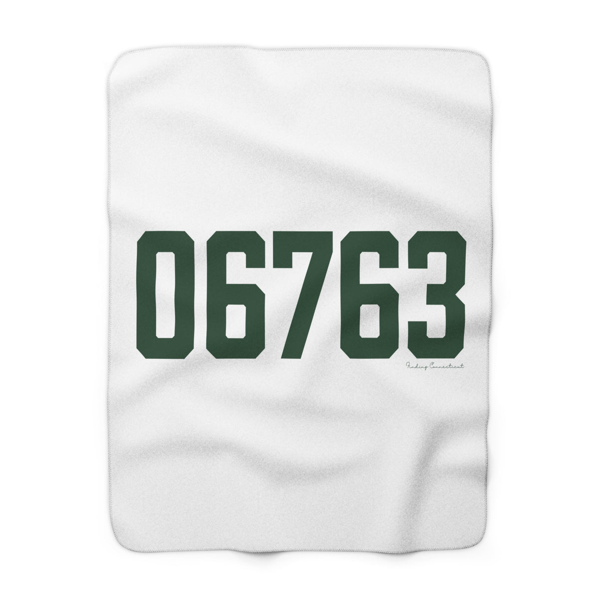 06763 Morris Connecticut Zip Code Sherpa Fleece Blanket