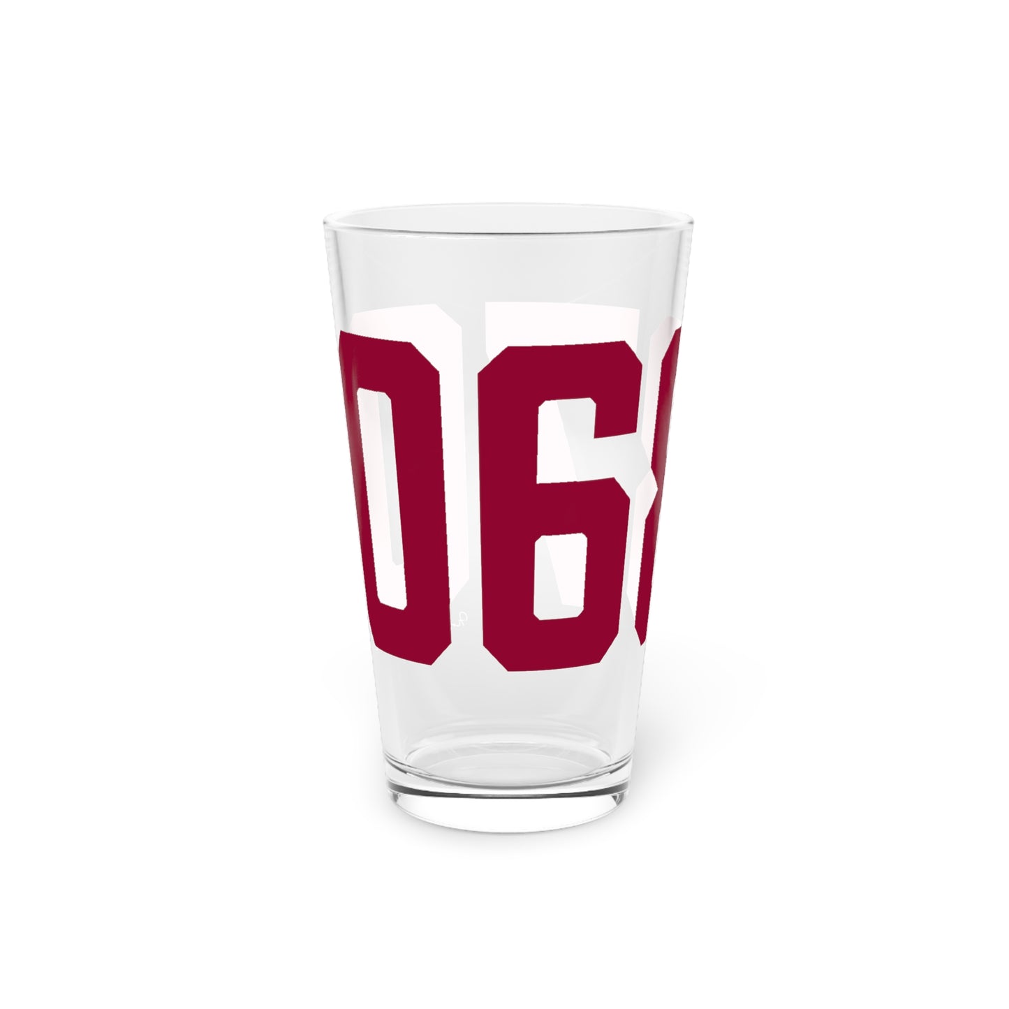 06870 - Greenwich Connecticut Zip Code Pint Glass, 16oz