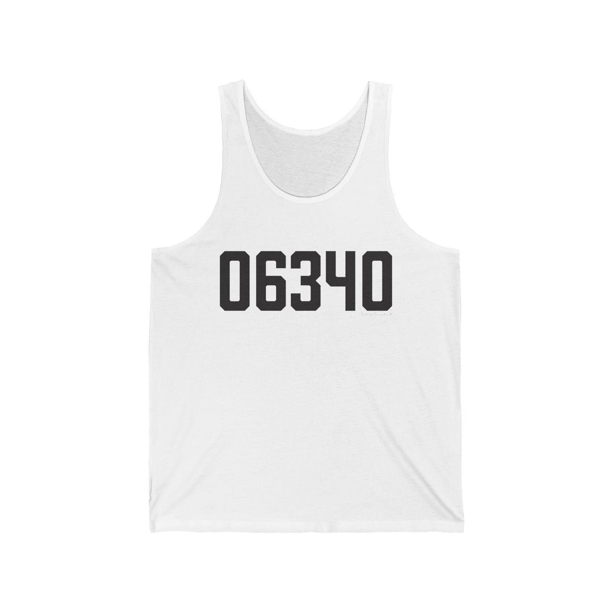 06340 Groton Connecticut Zip Code Unisex Jersey Tank Top