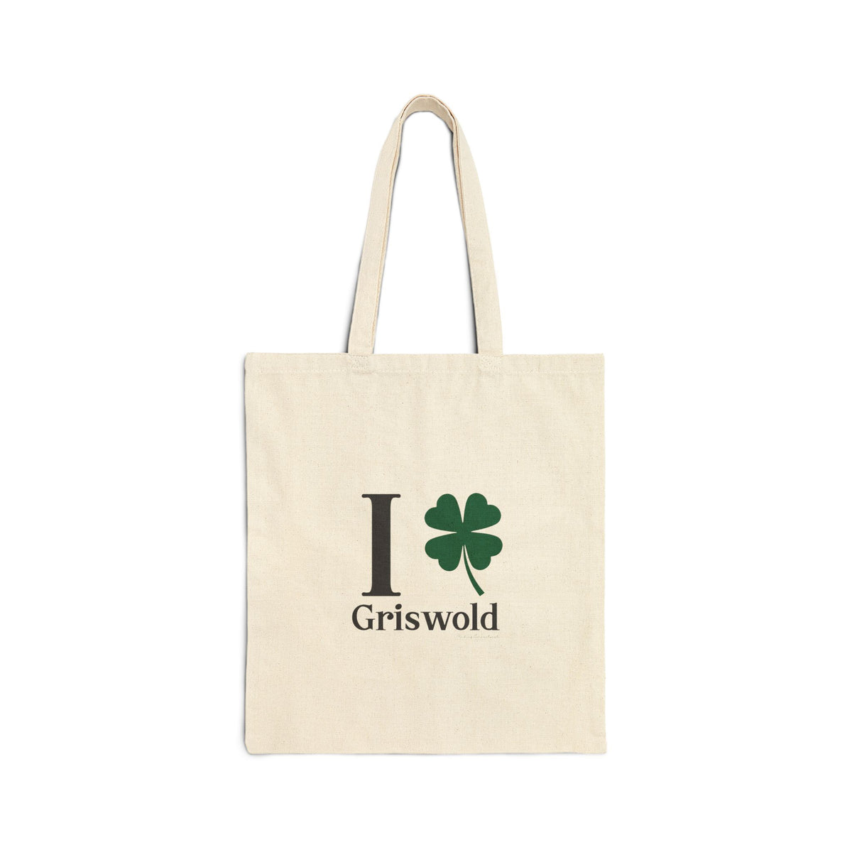 I Clover Griswold Cotton Canvas Tote Bag