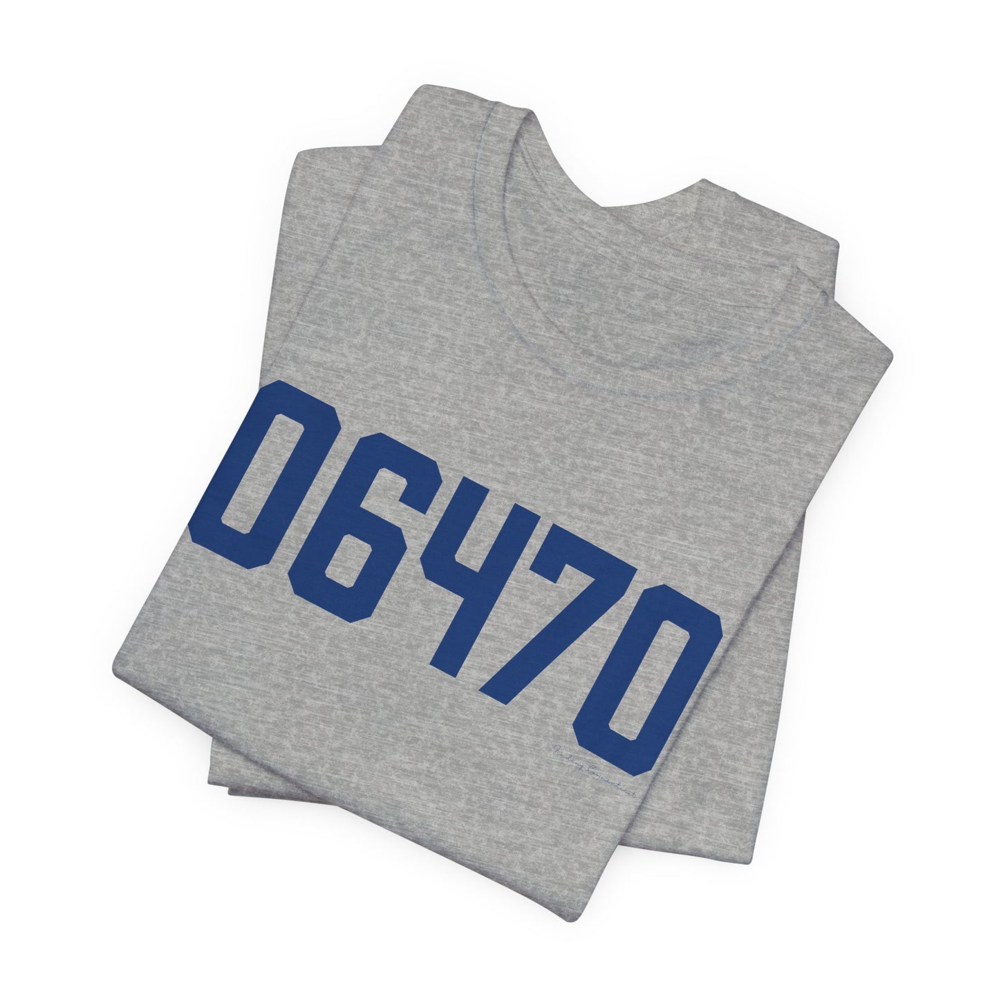 06470 Newtown Connecticut Zip Code Unisex Jersey Short Sleeve T-Shirt