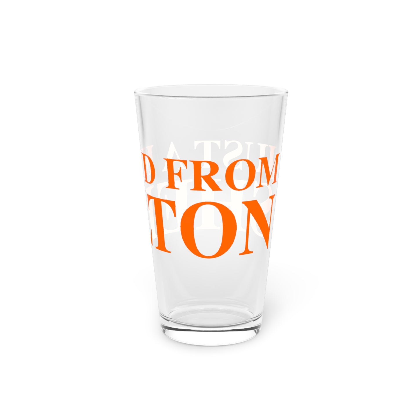 Just a kid from Shelton Pint Glass, 16oz