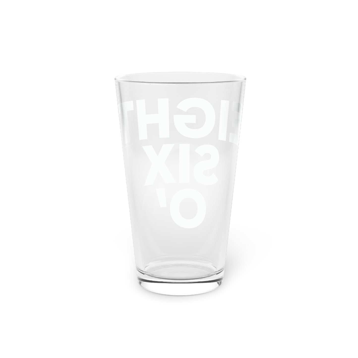 Eight Six O’ Pint Glass, 16oz Lucky Green – St. Patrick’s Day