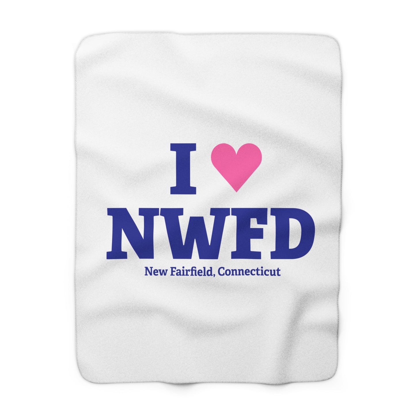 I Heart NWFD Sherpa Fleece Blanket