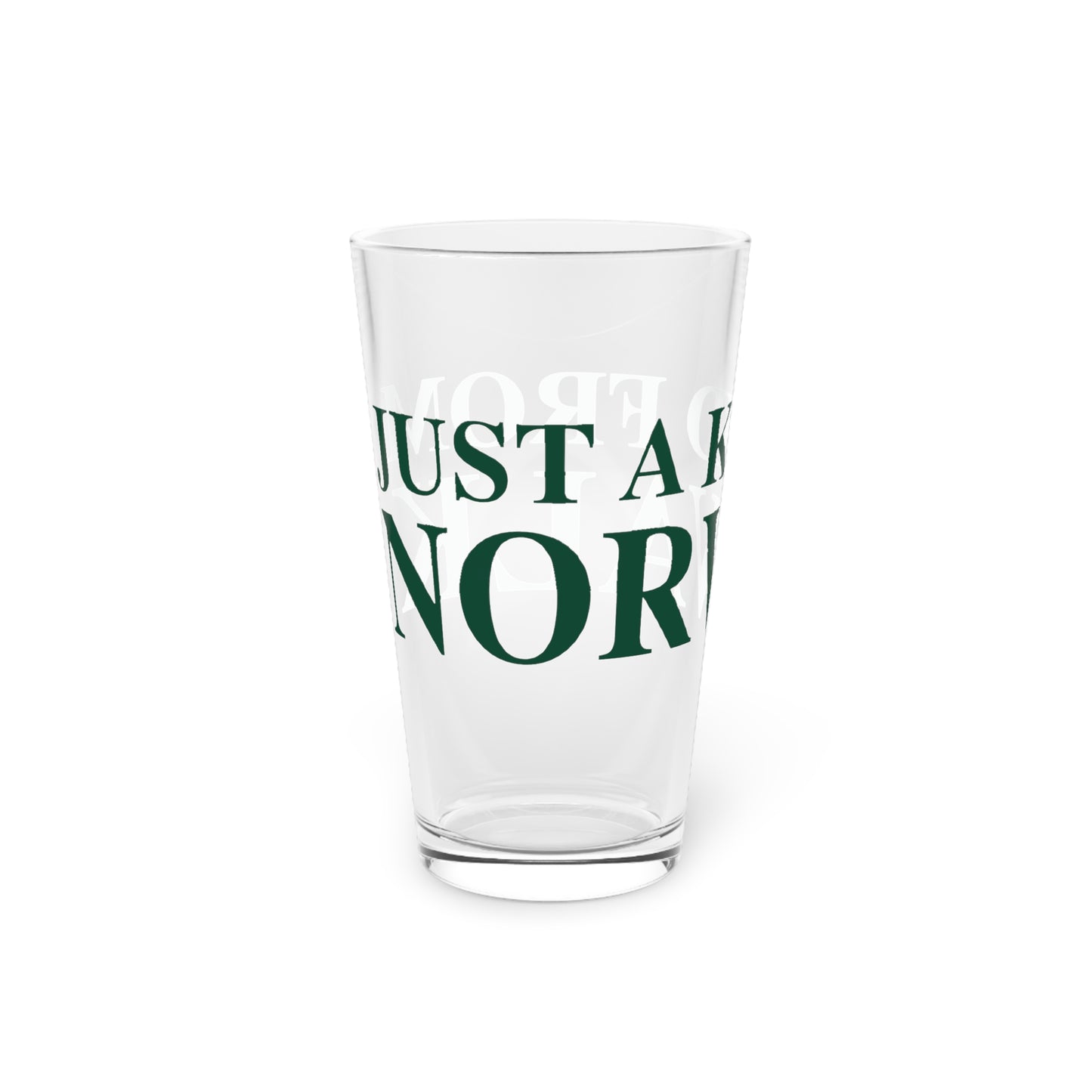 Just a kid from Norwalk Pint Glass, 16oz