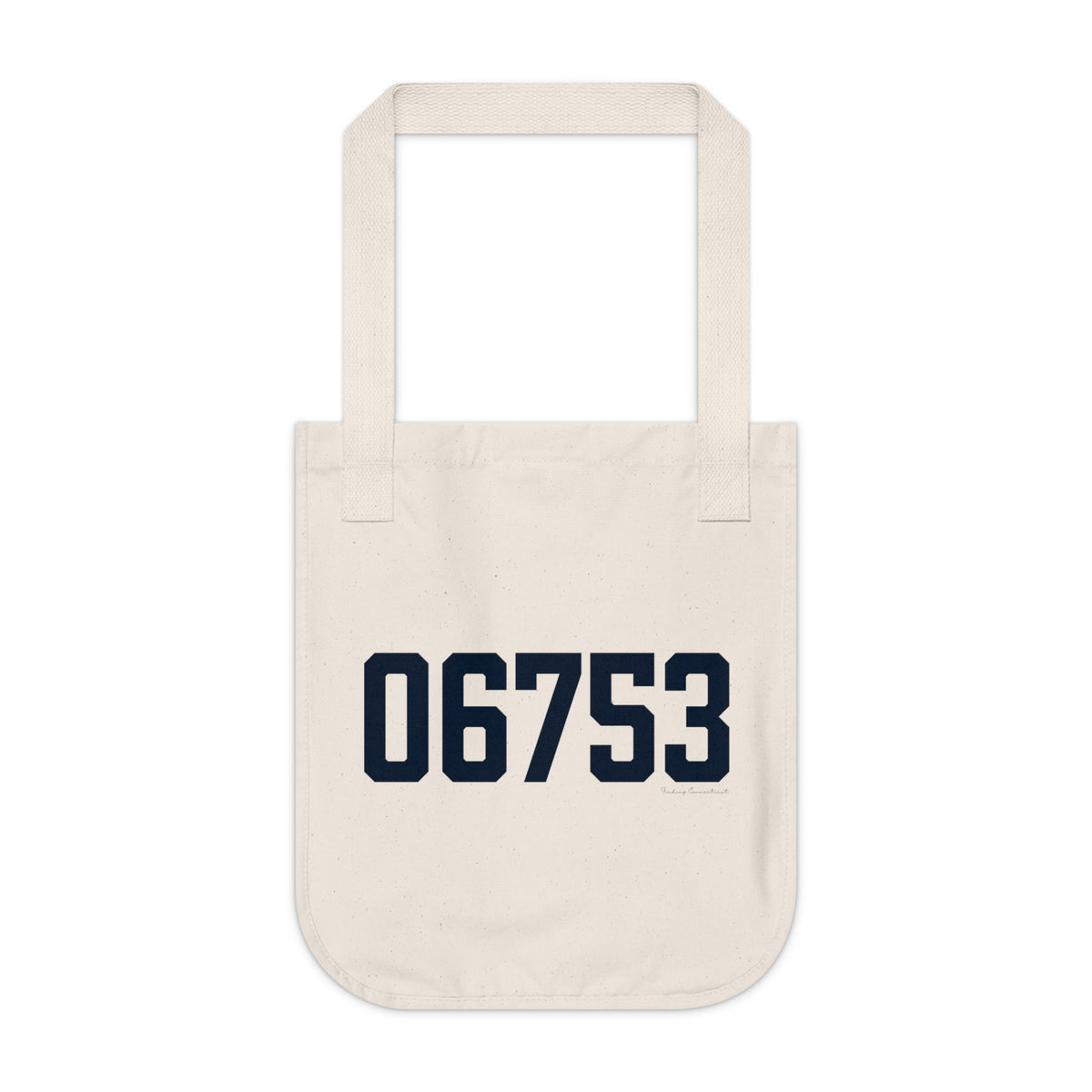 06753 Cornwall Connecticut Zip Code Organic Canvas Tote Bag