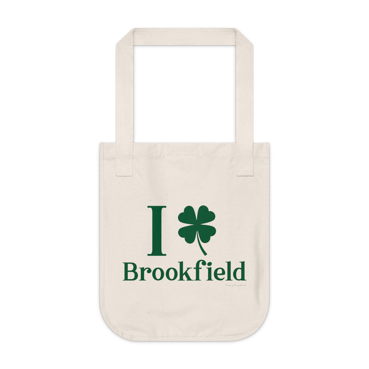 I Clover Brookfield Organic Canvas Tote Bag