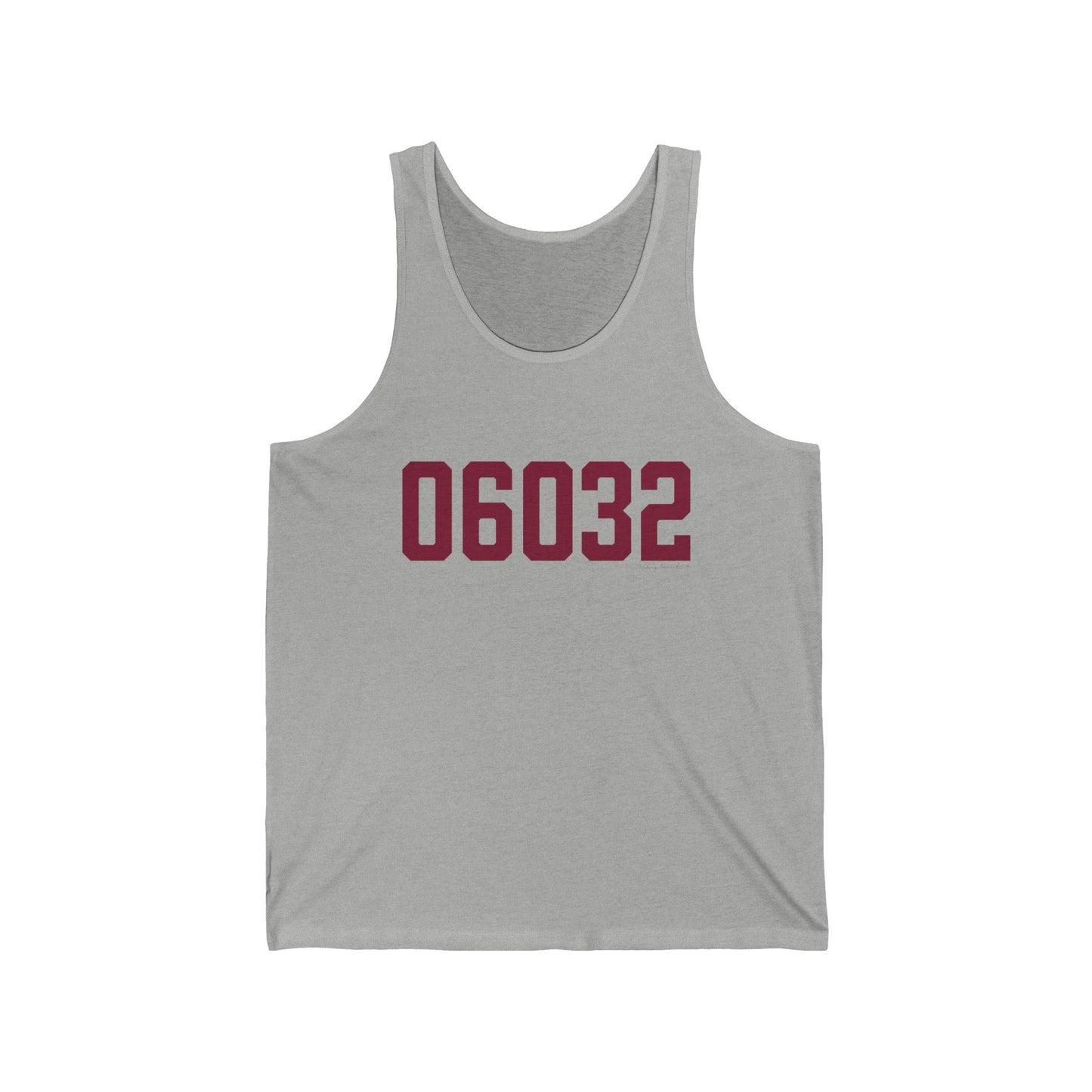 06032 - Farmington Connecticut Zip Code Unisex Jersey Tank Top