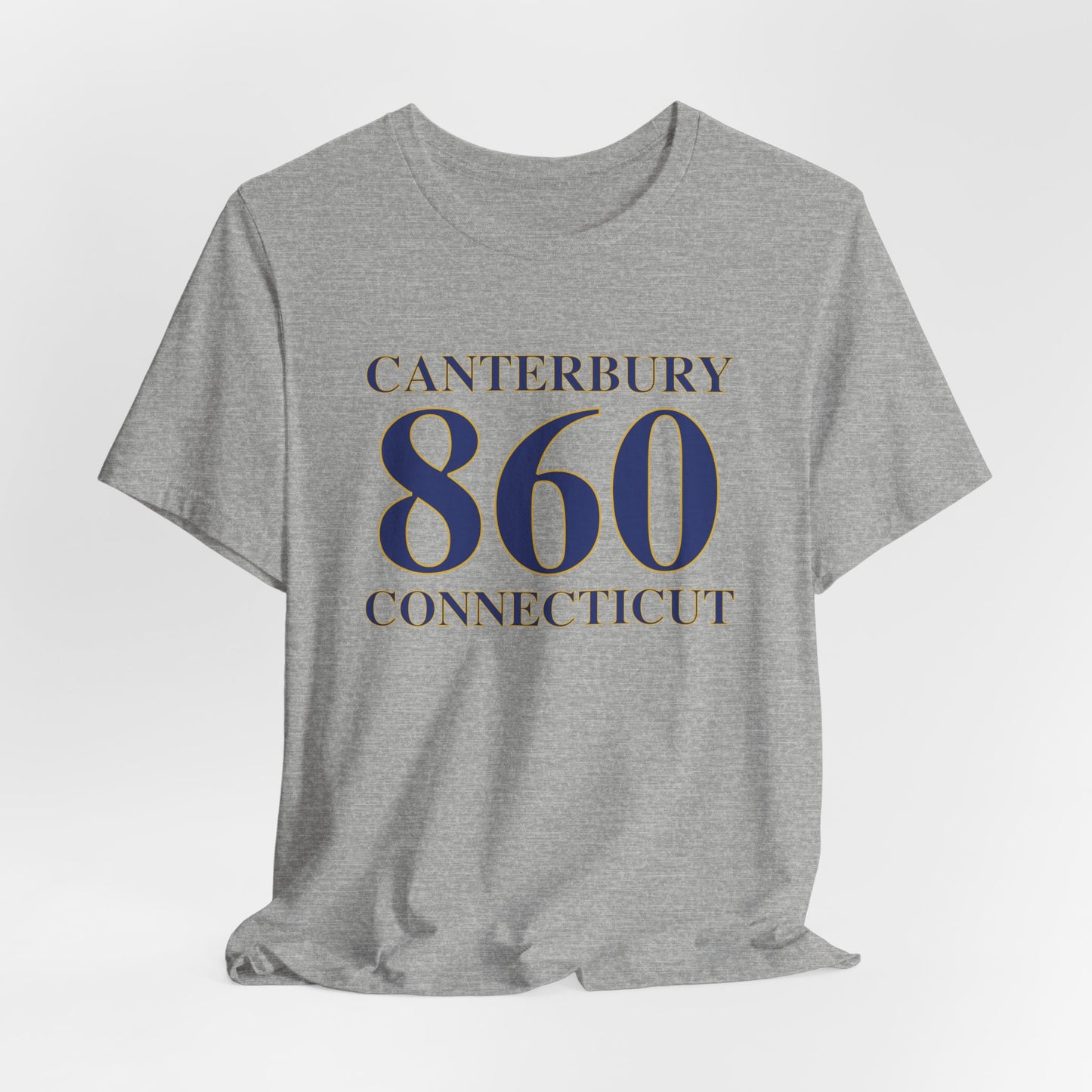 Canterbury 860 Connecticut Unisex Jersey Short Sleeve T-Shirt