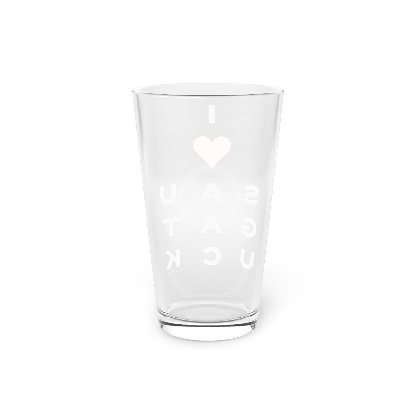 Saugatuck Vision Pint Glass, 16oz