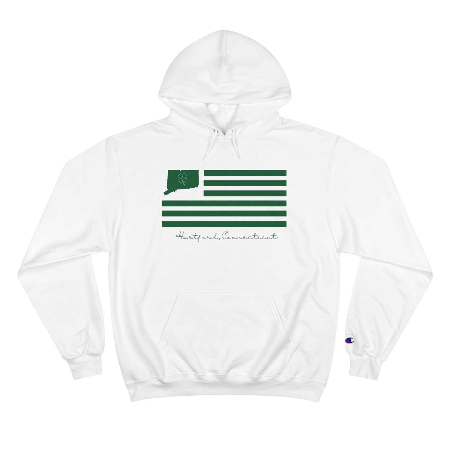 Hartford Connecticut St. Patrick’s Day Flag Champion Hoodie