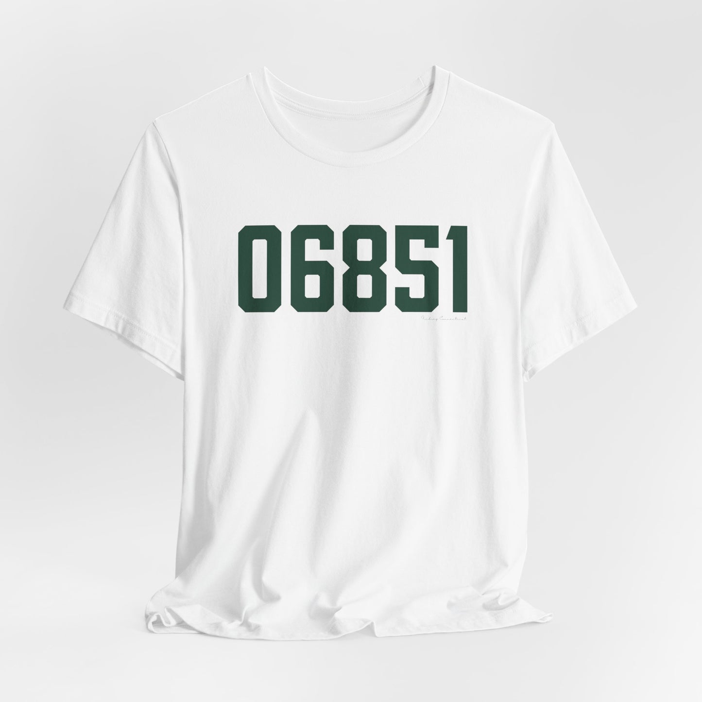 06851 Norwalk Connecticut Zip Code 
Unisex Jersey Short Sleeve T-Shirt