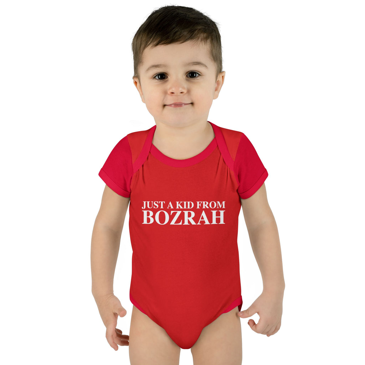 Just a kid from Bozrah Infant Baby Rib Bodysuit