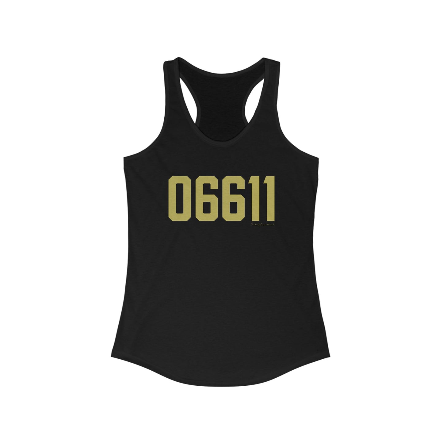 06611 Trumbull Connecticut Zip Code Women's Ideal Racerback Tank Top